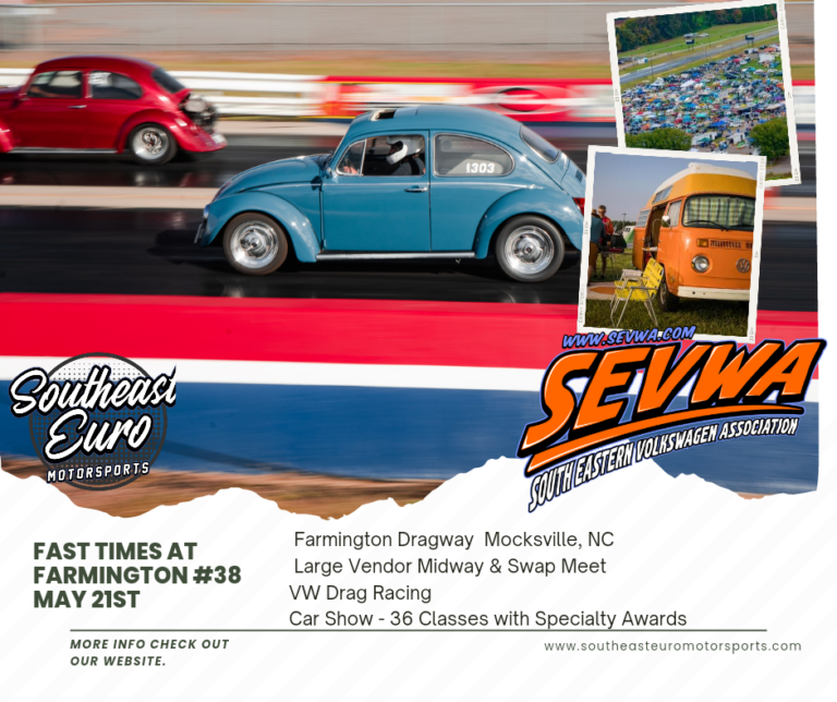 Next Event – Fast Times at Farmington 05/21