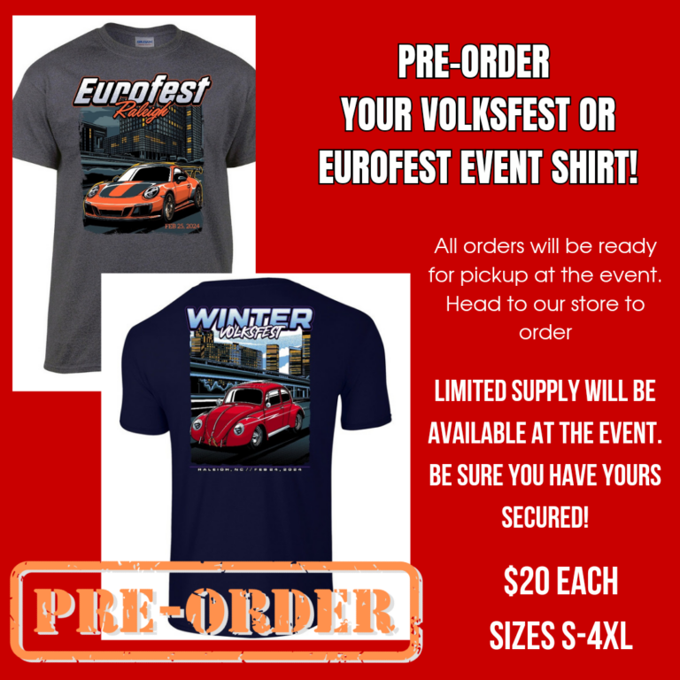 Have you pre-ordered your Event Shirt yet?
