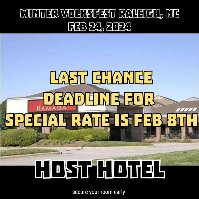 Last chance for the host hotel special rates!